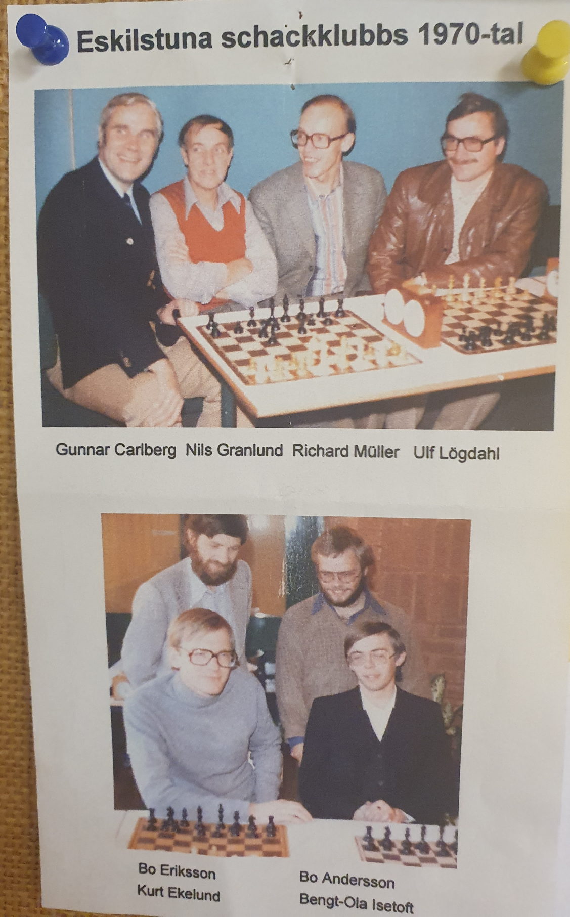 Eskilstuna Schackklubb 1970 tal